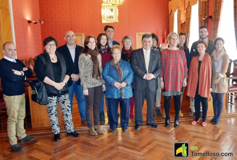 El alcalde recibe a la nueva Junta directiva de la Asociación de Empresarios de la Comarca de Tomelloso