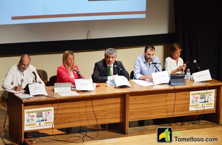 Los cinco candidatos a la alcadía de Tomelloso participan en un histórico debate