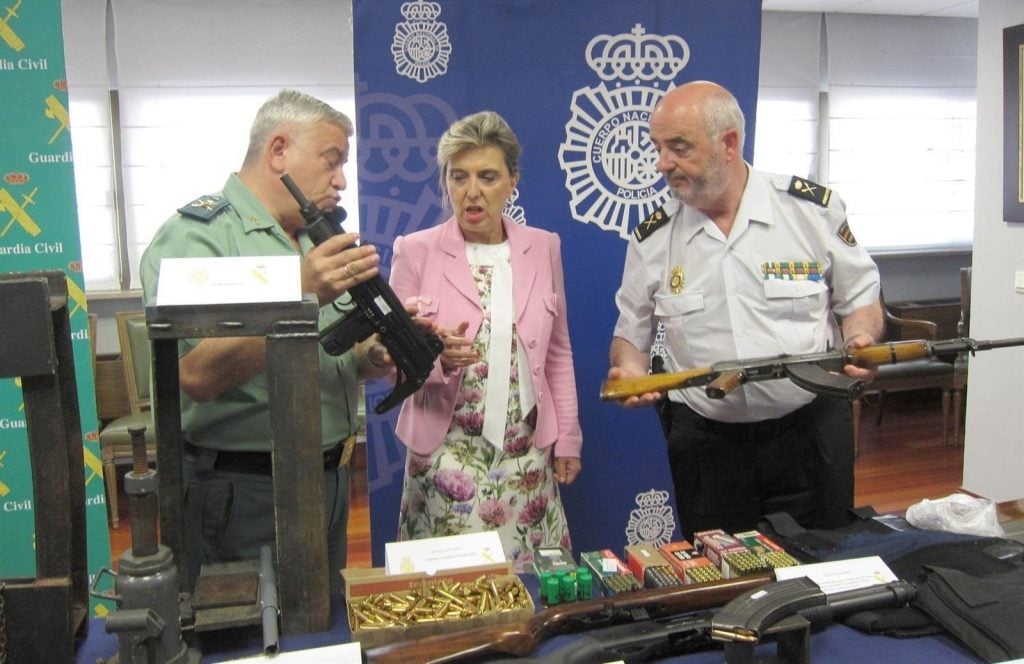 Detenidas 66 personas e incautadas drogas y armas de guerra tras registros en 8 provincias, entre ellas Ciudad Real