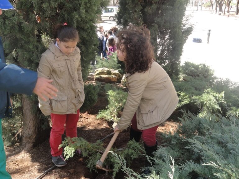 Los escolares de Tomelloso celebran el Día del Árbol