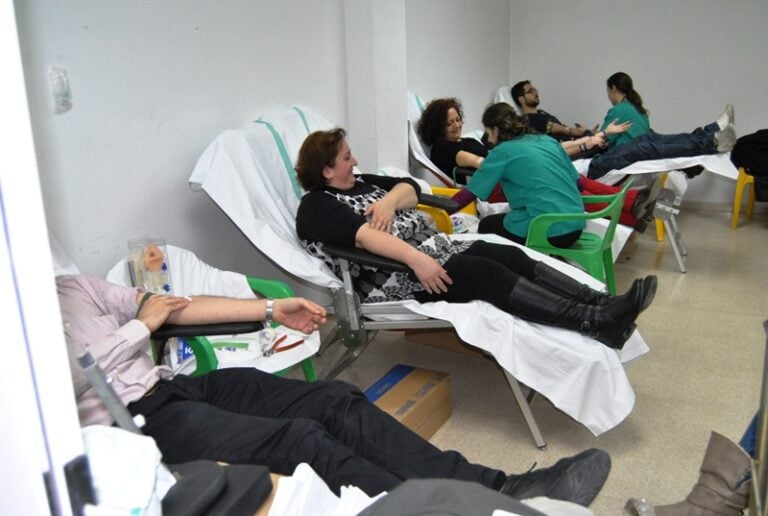 Los donantes de sangre de Tomelloso aportaron quinientas  siete bolsas de sangre, que suponen 228,150 litros de tan preciado líquido