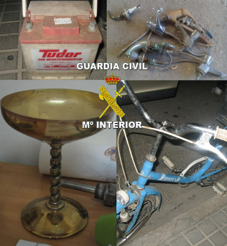 La Guardia Civil detiene a una persona por 20 robos cometidos en Tomelloso