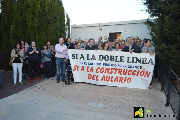 Primera jornada de encierro de la comunidad educativa del colegio Félix Grande de Tomelloso