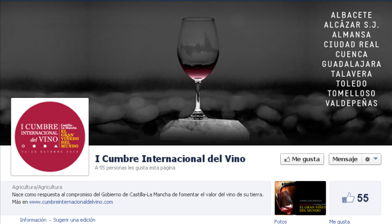 La I Cumbre Internacional del Vino de Castilla-La Mancha toma presencia en las redes sociales