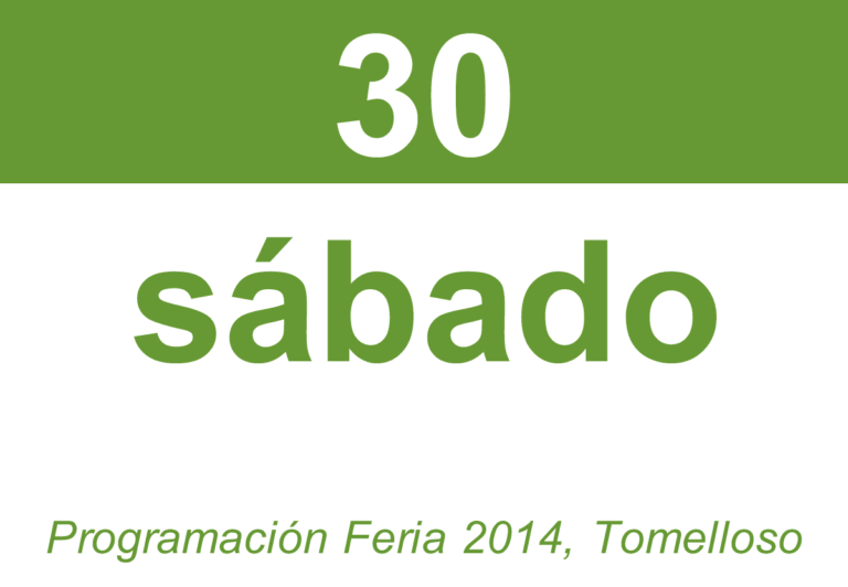 Sábado 30 de agosto, “Fiesta de las Letras”