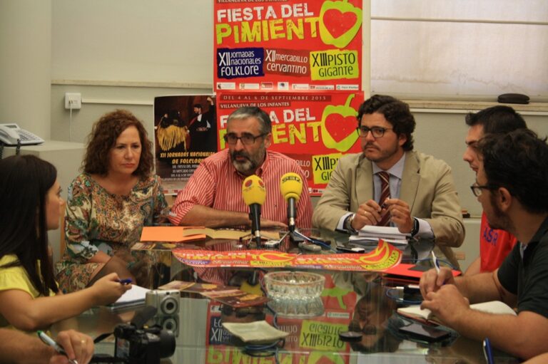 Del 4 al 6 de septiembre infantes vivirá su Fiesta del Pimiento