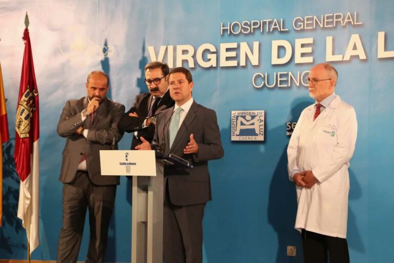 García-Page anuncia que 60.000 conquenses podrán elegir nuevamente el Hospital de Cuenca como su centro de referencia