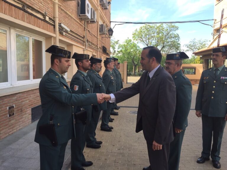 Gregorio agradece a la Guardia Civil “su trabajo y su tesón” por convertir a CLM en una de las regiones más seguras