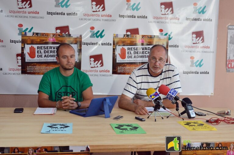 Izquierda Unida de Tomelloso pide la retirada del POM