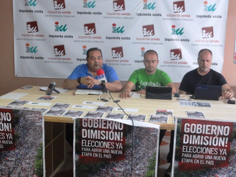 Izquierda Unida presenta un plan para crear 3 millones de empleos