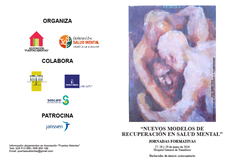 Puertas Abiertas organiza unas jornadas sobre “Nuevos Modelos de recuperación en Salud mental”
