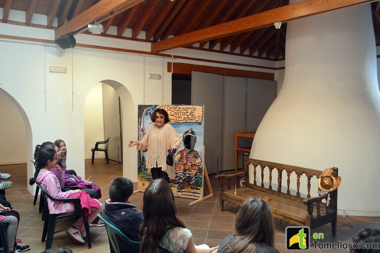 “Rocinante, Rucio y otros jumentos del Quijote” acercan la singular novela a los escolares de Tomelloso