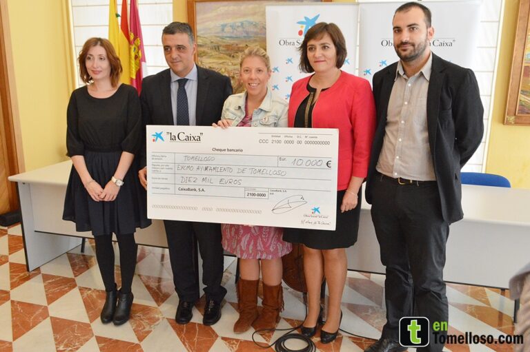 Obra Social La Caixa destina 10.000 euros a las necesidades de los más pequeños de Tomelloso