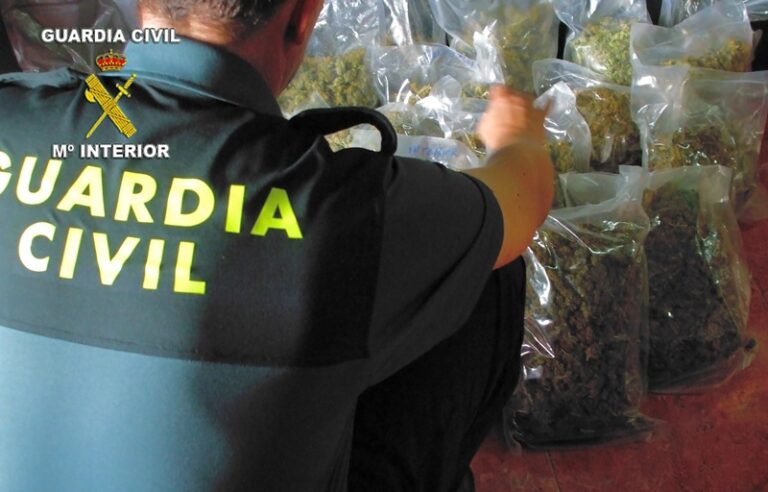 Varias detenciones de la Guardia Civil en la provincia de Ciudad Real por tráfico de drogas
