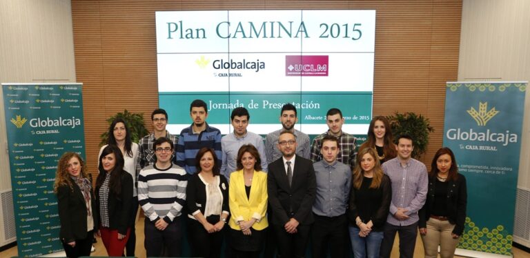 Globalcaja y la UCLM demuestran su compromiso por el empleo juvenil, con la cuarta edicion del “Plan Camina”