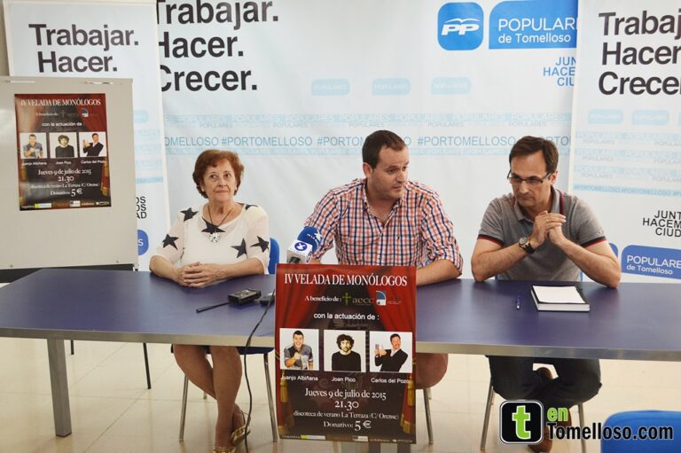 La IV Velada de Mónologos de NN GG de Tomelloso será a beneficio de AFAS y la AECC
