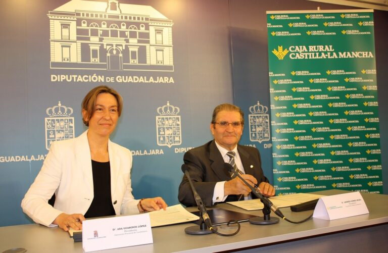 Caja Rural Castilla-La Mancha y la Diputación de Guadalajara ofrecen microcréditos a las empresas de la provincia