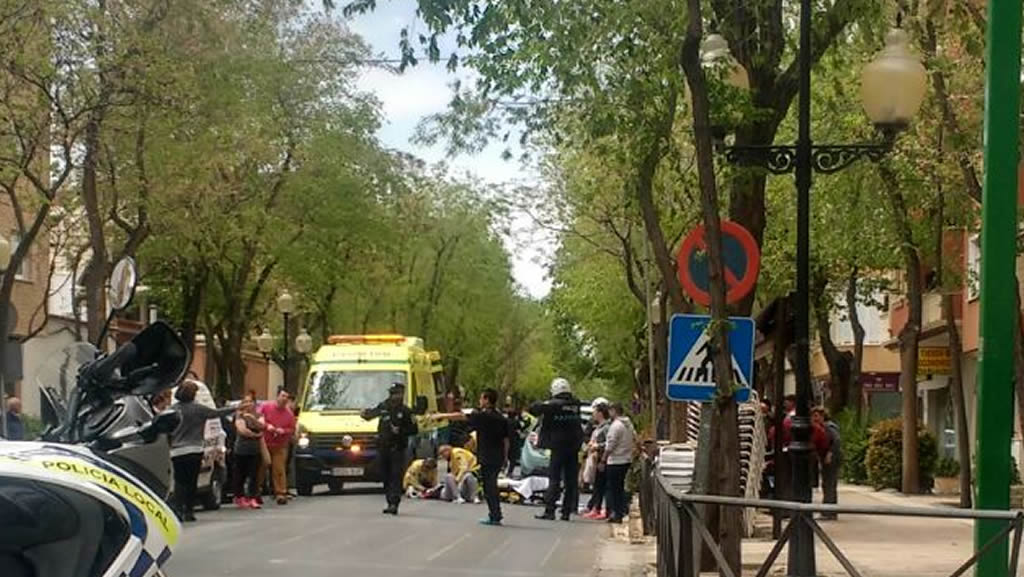 Una mujer herida al ser atropellada al cruzar un paso de peatones en Tomelloso