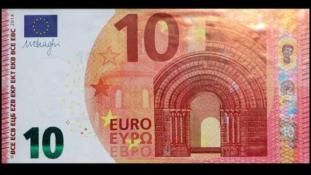 Nuevo billete de 10 euros entra en circulación mañana