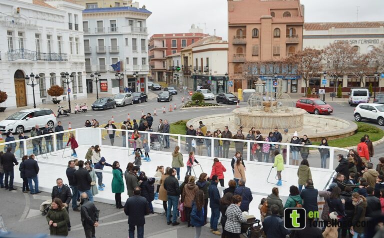 La pista de patinaje estará en Tomelloso hasta el 10 de enero