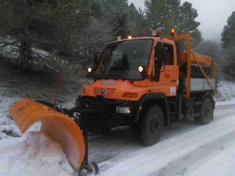 Activado el Protocolo de Vialidad Invernal para el mantenimiento de las carreteras de la Junta