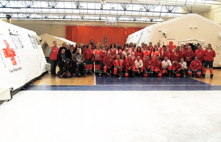 65 voluntarios participan en el sexto encuentro provincial de respuesta inmediata de Cruz Roja