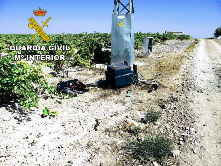 Detenida en Tomelloso una banda dedicada al robo de trasformadores y casas de campo