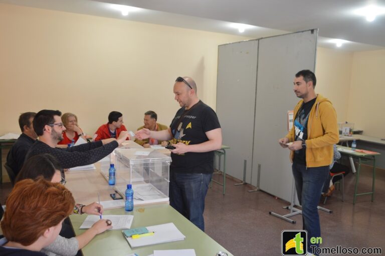A las 18:00 horas han votado en Tomelloso el 43,59 % de los electores