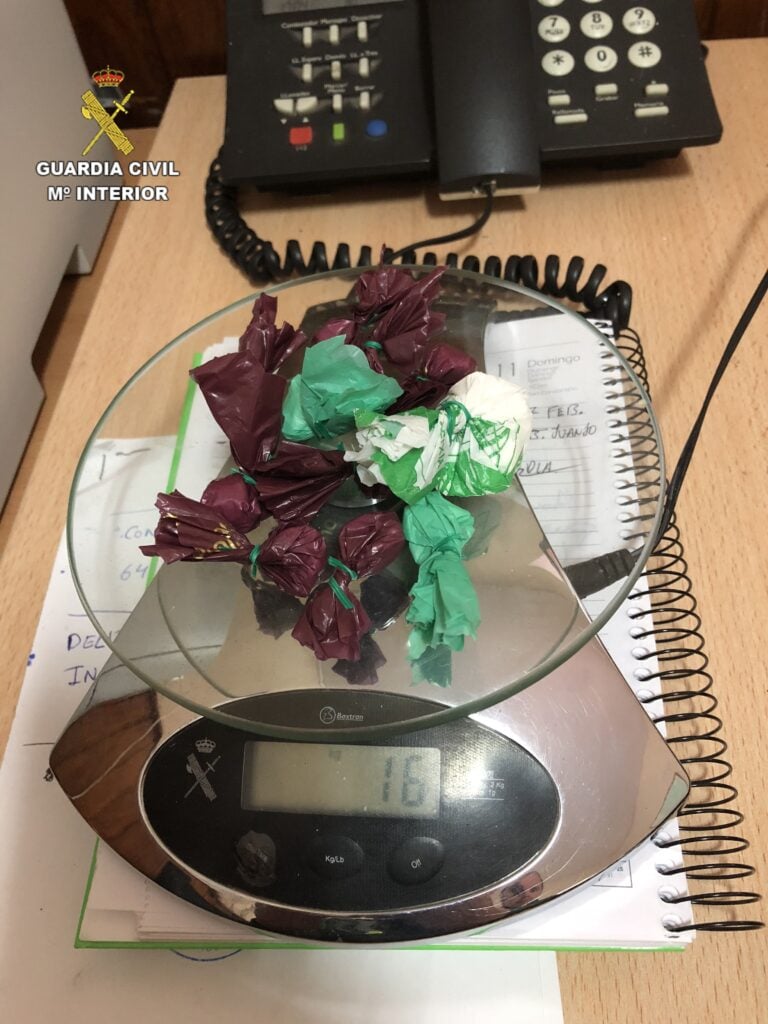 Detenido por portar 16 gramos de cocaína