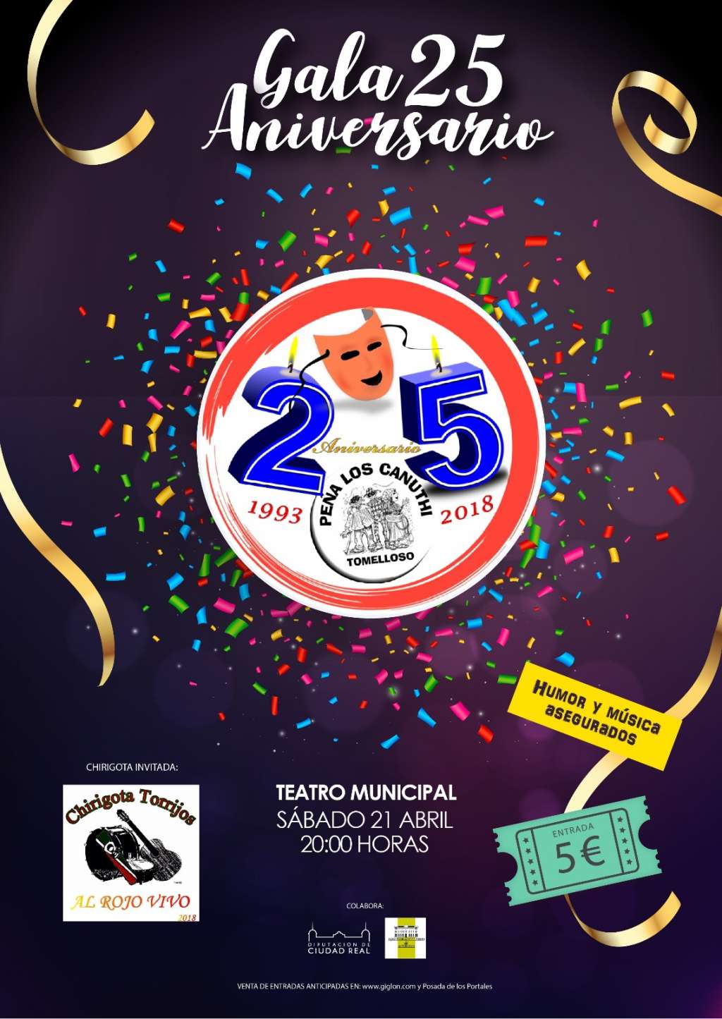 Los Canuthi celebrarán sus 25 años con una gala cargada de humor y música