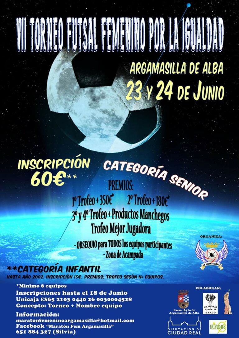 Fútbol Sala Femenino por la Igualdad en Argamasilla de alba