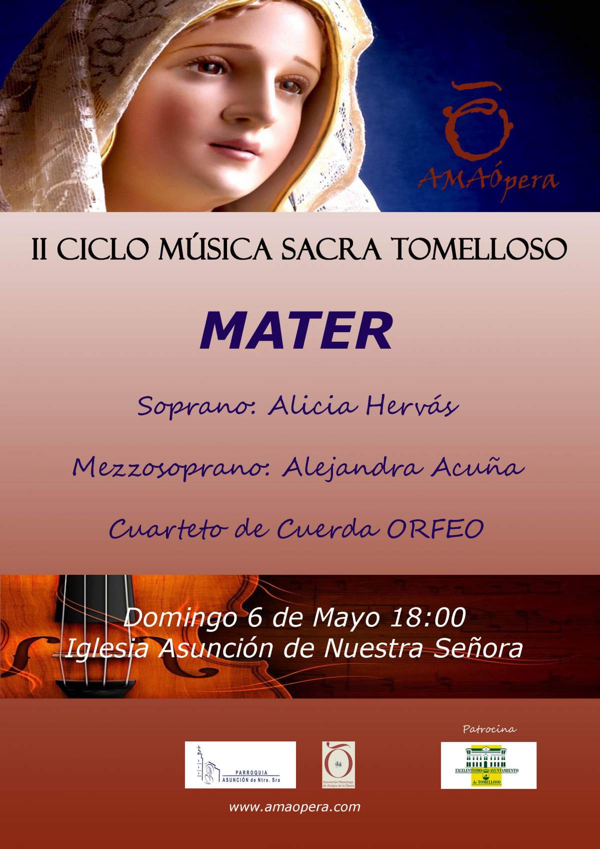 "Mater" un recital lírico dedicado a las madres