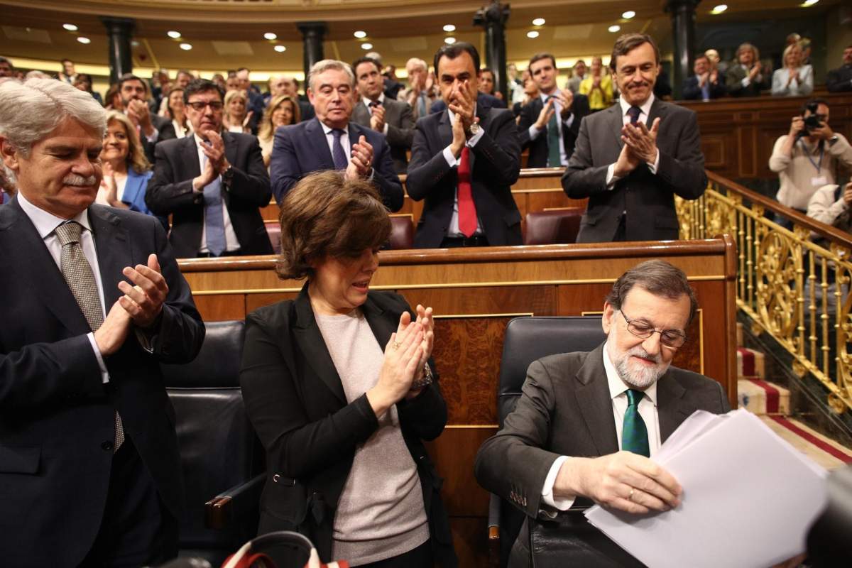 Rajoy, a un día de dejar la presidencia, tras el apoyo del PNV a Pedro Sánchez