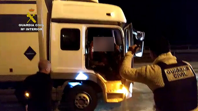 [FOTOS y VIDEO] Desarticulado un grupo criminal muy peligroso que robaba camiones y mercancías en Guadalajara