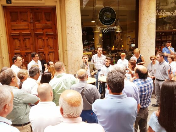 [FOTOS] Pablo Casado visita Albacete y pide recuperar el gobierno de la Junta cuanto antes