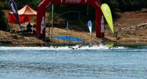 El Embalse de Peñarroya sede del campeonato de CLM de natación en aguas abiertas