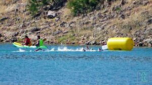 El Embalse de Peñarroya sede del campeonato de CLM de natación en aguas abiertas