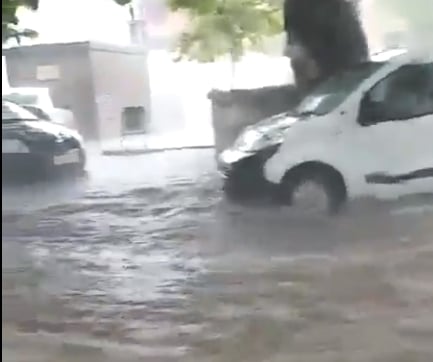[Video] Las imágenes de las tormentas en Riópar