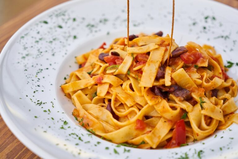 La pasta italiana y sus salsas