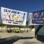 El CEIP José María del Moral se pone las zapatillas y corre 1 km por la salud y el deporte