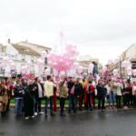 Tomelloso de rosa en el Día Mundial Contra el Cáncer de Mama