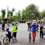 Cerca de 100 cicloturistas pedalean por la AECC este domingo en Tomelloso