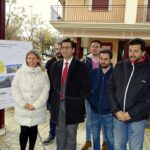 El Presidente de la Diputación visita la travesía de la carretera Tomelloso-Ossa recientemente remodelada