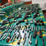 La Guardia Civil incauta 71 armas ilegales en un taller clandestino en Castilla-La Mancha