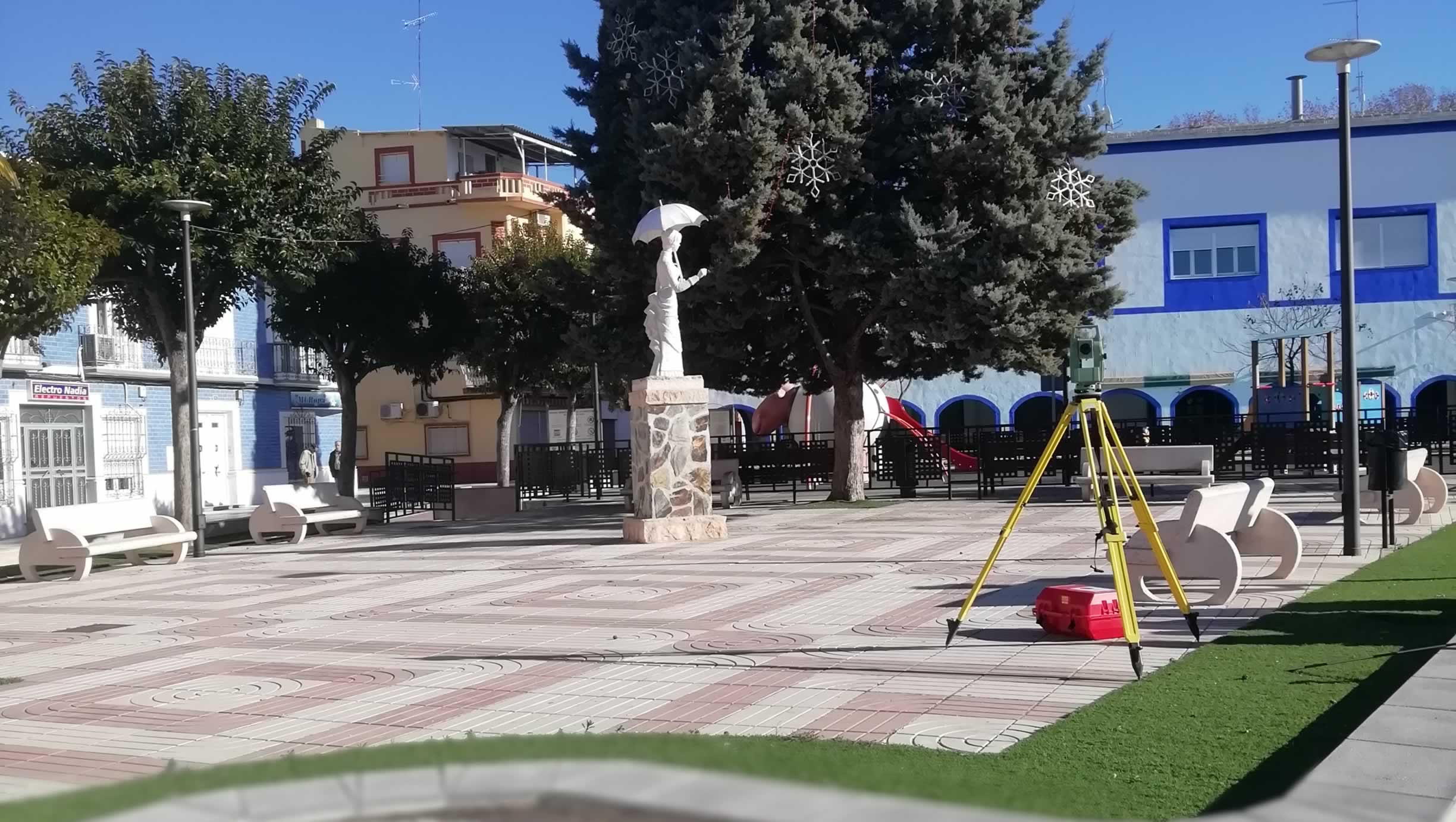 Comienzan las obras de “la rotonda” en la Plaza de la Constitución de Argamasilla de Alba