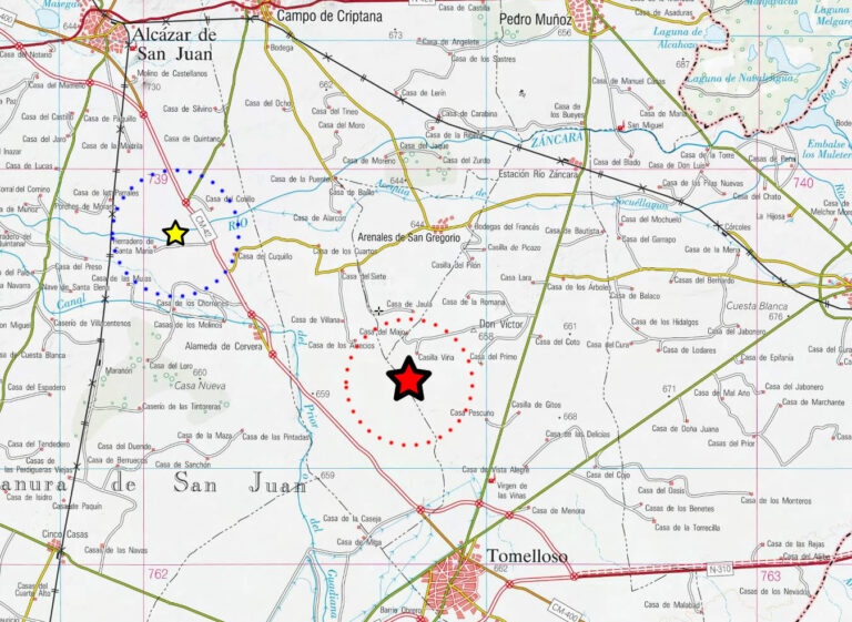 El IGN registra dos terremotos muy cerca de Tomelloso en la mañana del domingo
