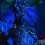 Drag Debú, primer premio del Concurso de Drag Queen con la fantasía "Wakanda la última leyenda africana"