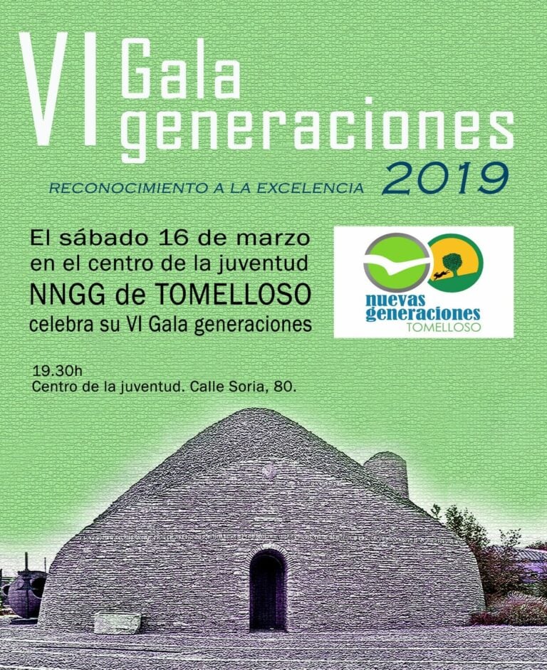 NNGG celebra este sábado su VI Gala de entrega de los ‘Premios Generaciones’