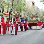 La lluvia obliga a suspender a mitad de camino la procesión de la mañana Viernes Santo en Tomelloso