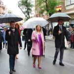 La lluvia obliga a suspender a mitad de camino la procesión de la mañana Viernes Santo en Tomelloso